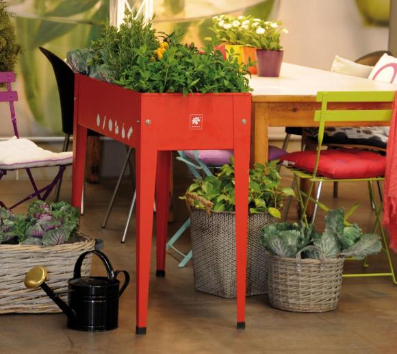 Hochbeet Urban Garden Herstera rot
