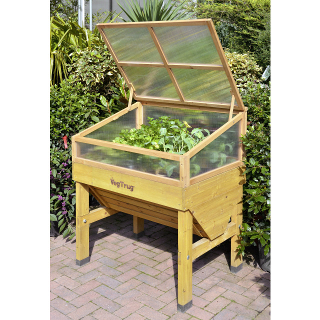 Hochbeet Frühbeetaufsatz Vegtrug klein